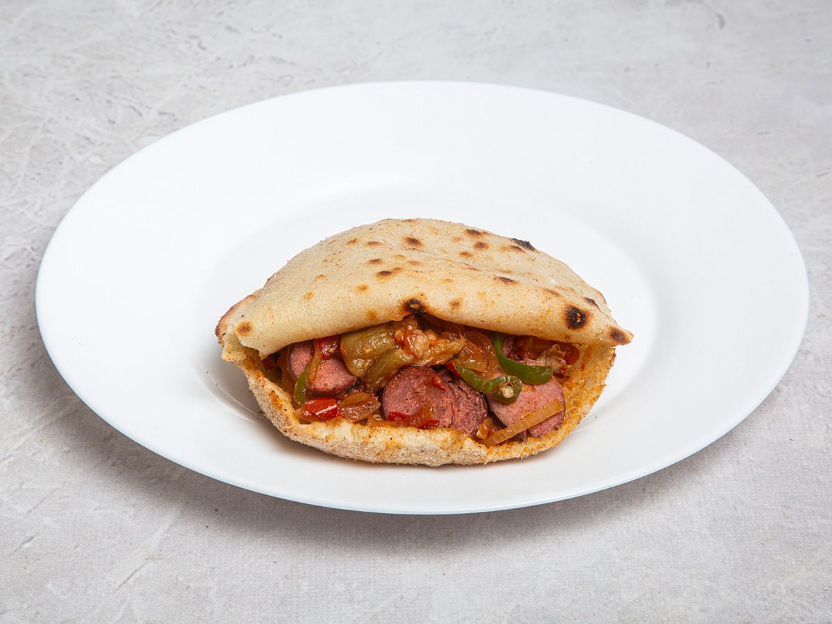 Mesakaa hot dog Shami or Baladii Sandwich