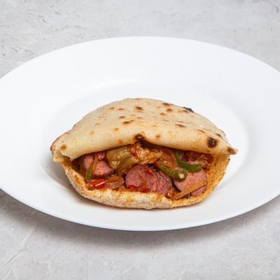 Mesakaa hot dog Shami or Baladii Sandwich