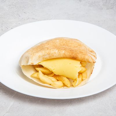 potato with cheddar cheese shami or Baladii Sandwich