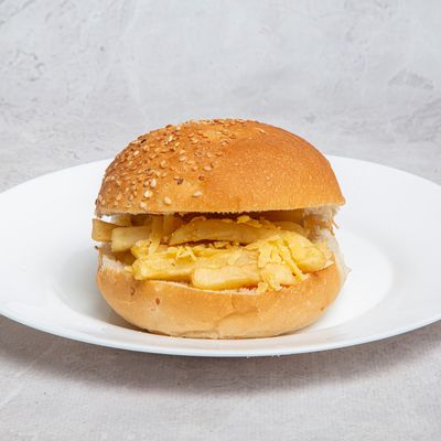 potato with roumy cheese French or bun Sandwich