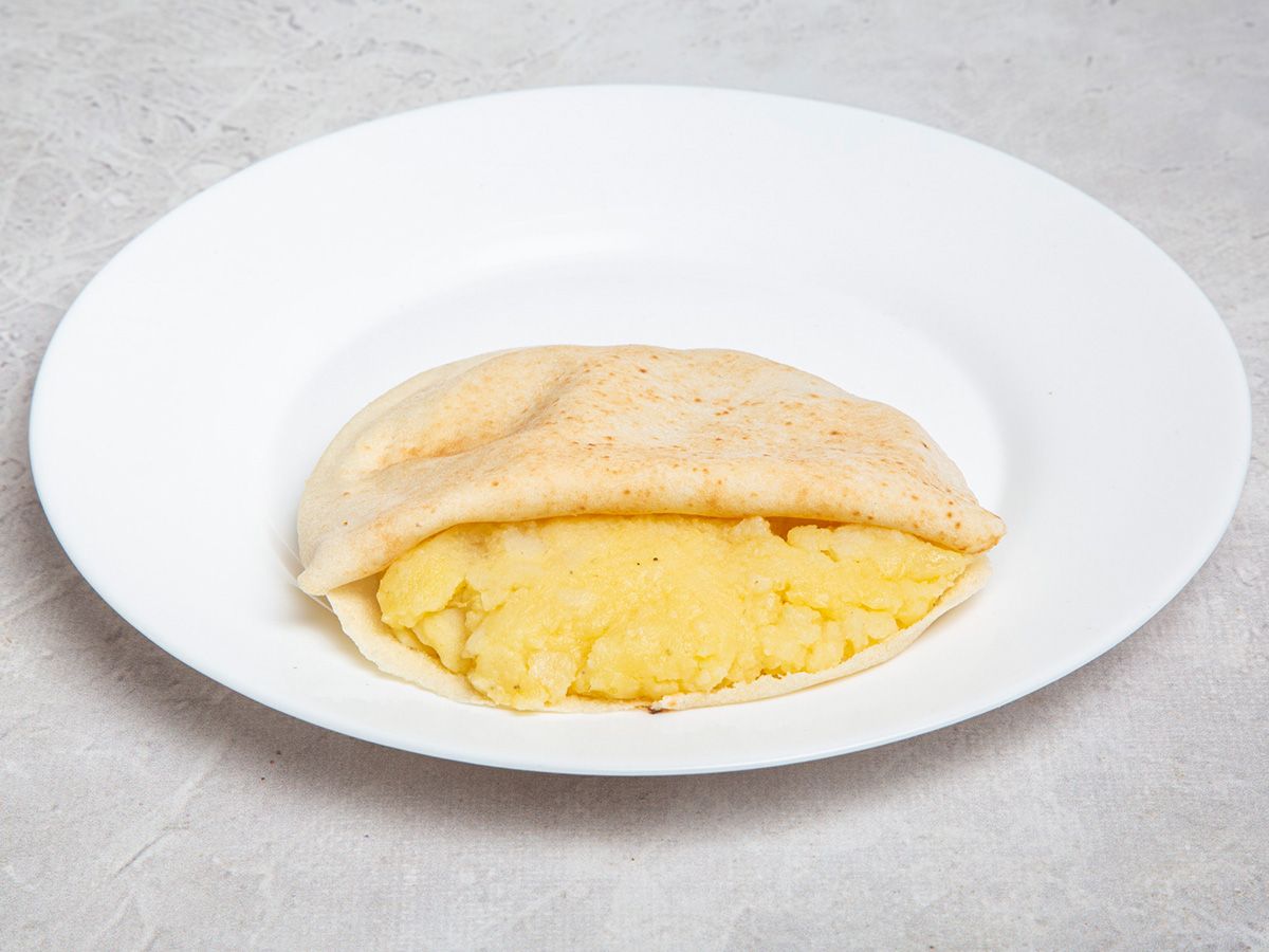 Puree potatoes butter Shami or Baladii Sandwich