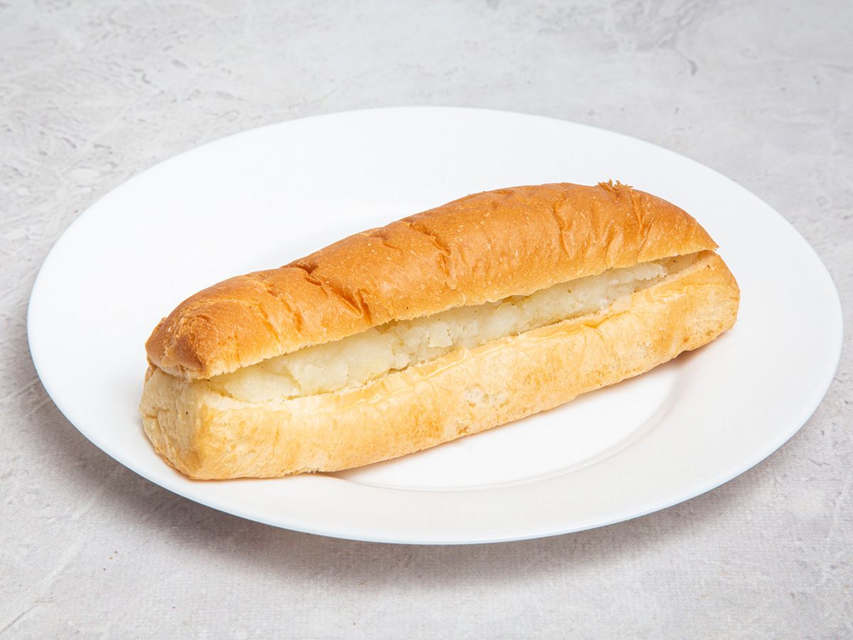 puree potatoes bun or french Sandwich