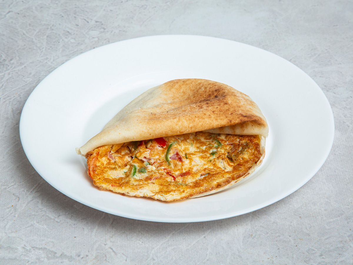 Spanish omelette Shami or Baladii Sandwich
