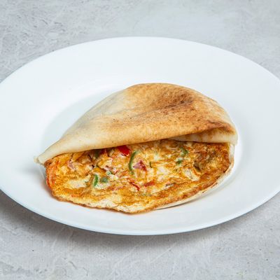 Spanish omelette Shami or Baladii Sandwich