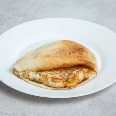 Vegetable omelette only Shami or Baladii Sandwich