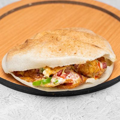 Al Tabakh omelette Shami or Baladii Sandwich