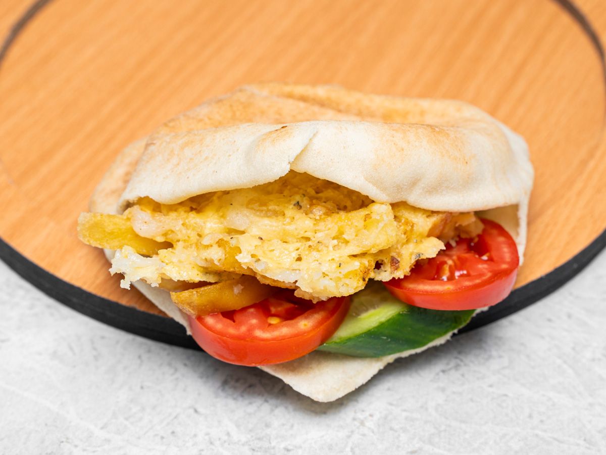 Al Tabakh potatoes Shami or Baladii Sandwich