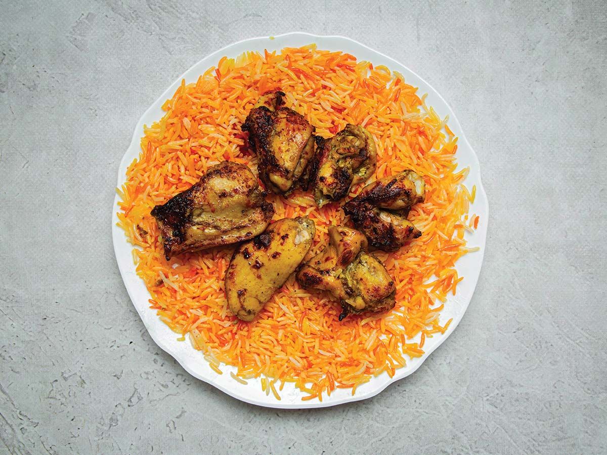 Quarter Shish Tawook with Rice