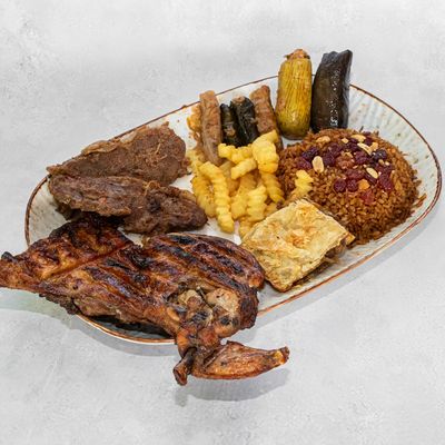 Grilled Steak and Chicken