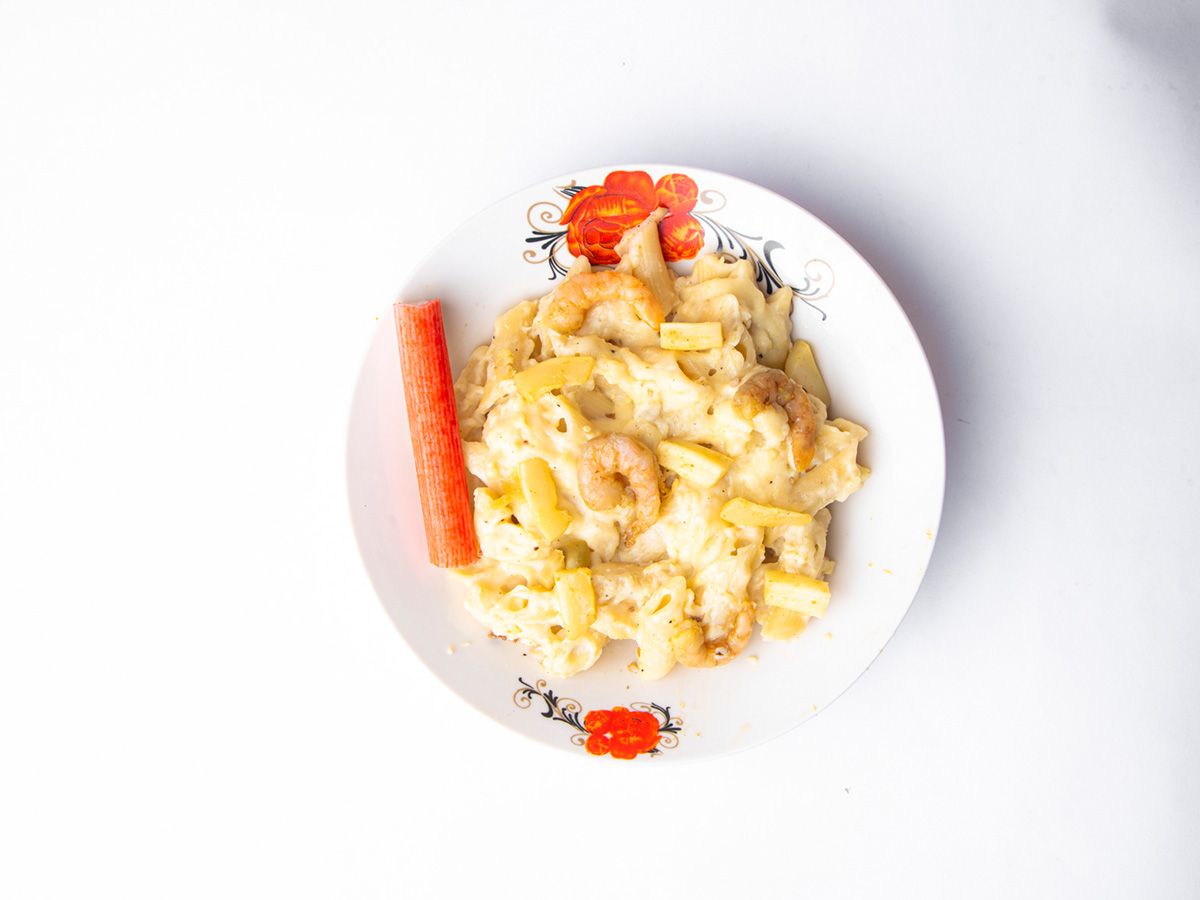 Pasta with seafood