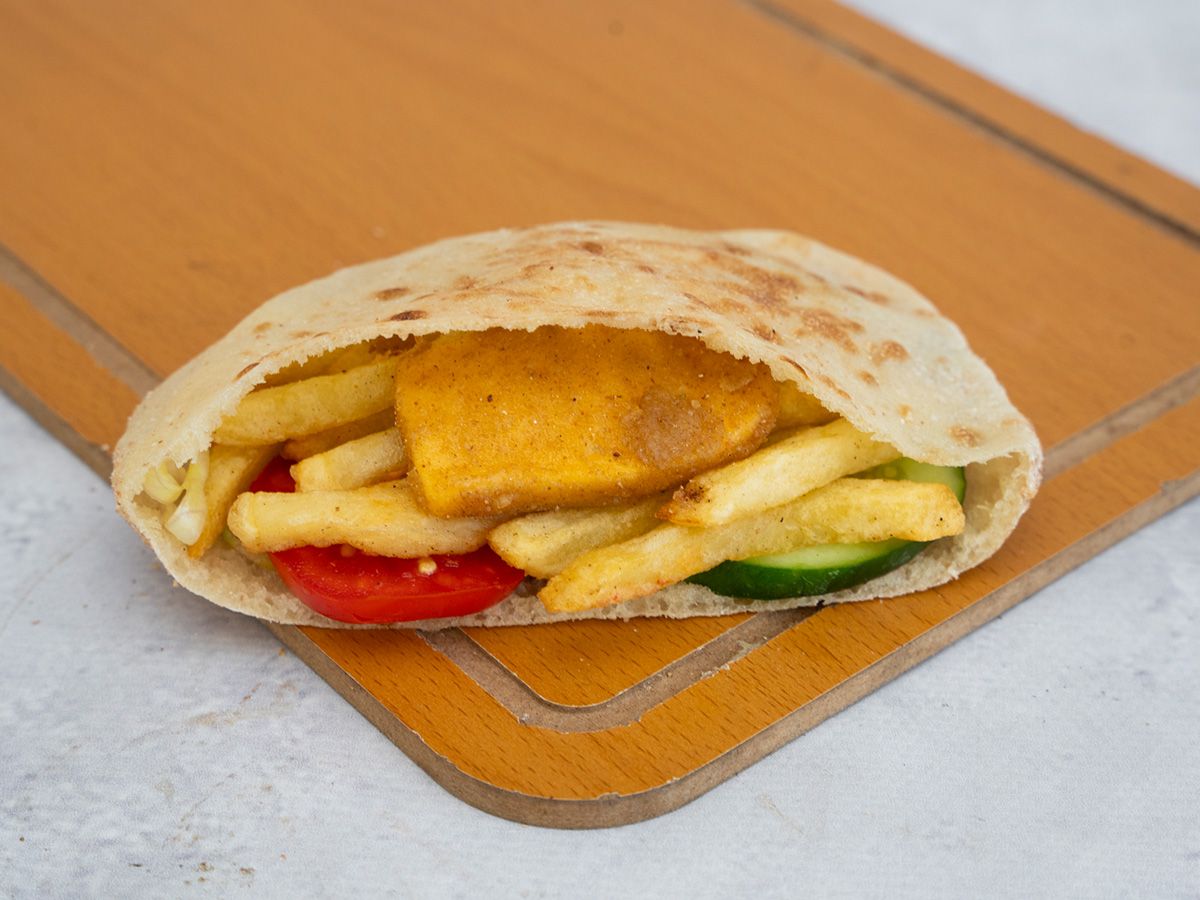 Fried cheese sandwich