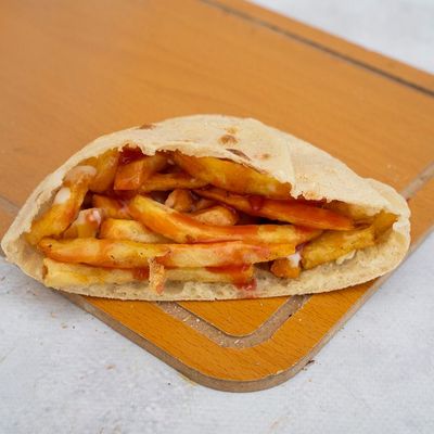 Fries with Ketchup Sandwich