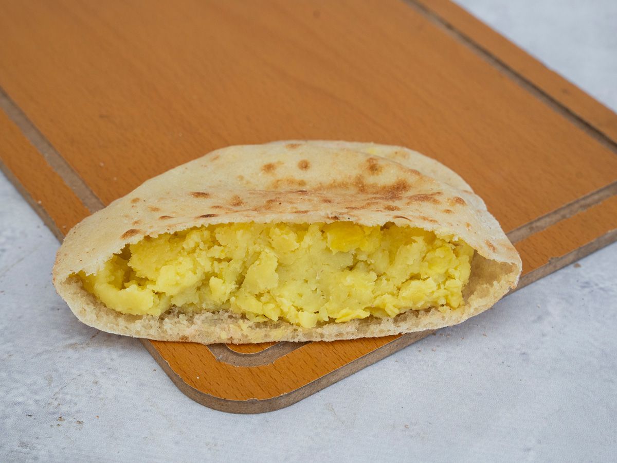 Mashed potatoes sandwich