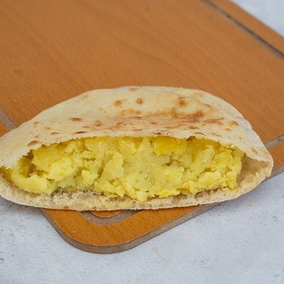 Mashed potatoes sandwich