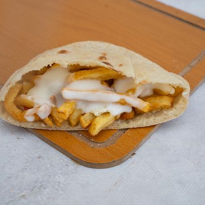 Mayonnaise potato sandwich