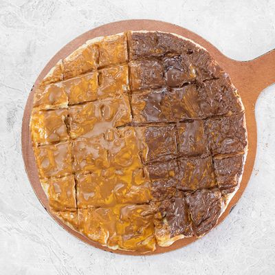 Half Lotus and Half Nutella Pie