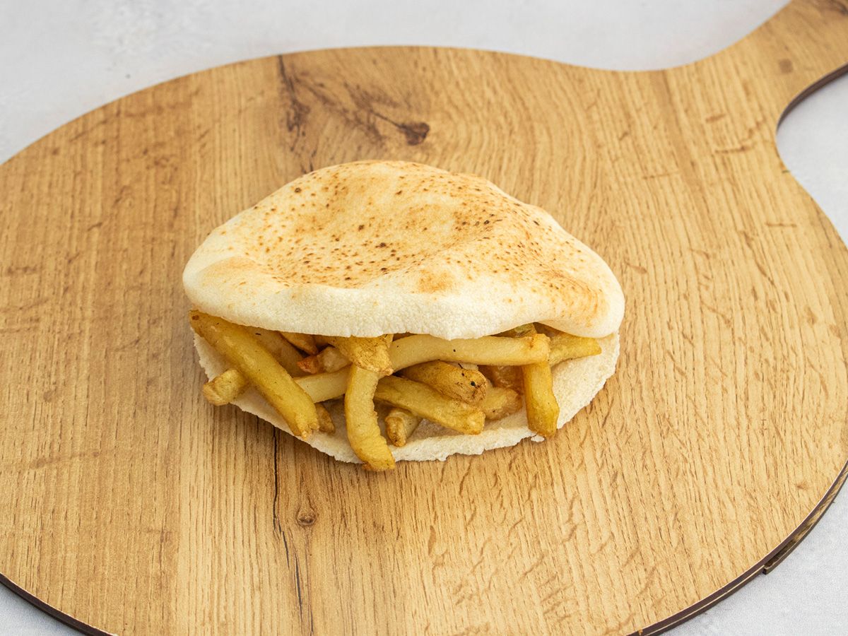 Plain Potato Fries Sandwich