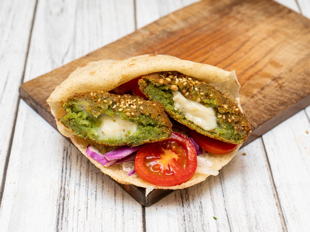 Falafel Mozzarella Patty