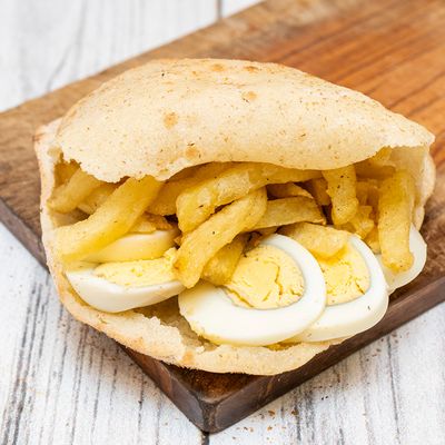 Potato and Egg Sandwich