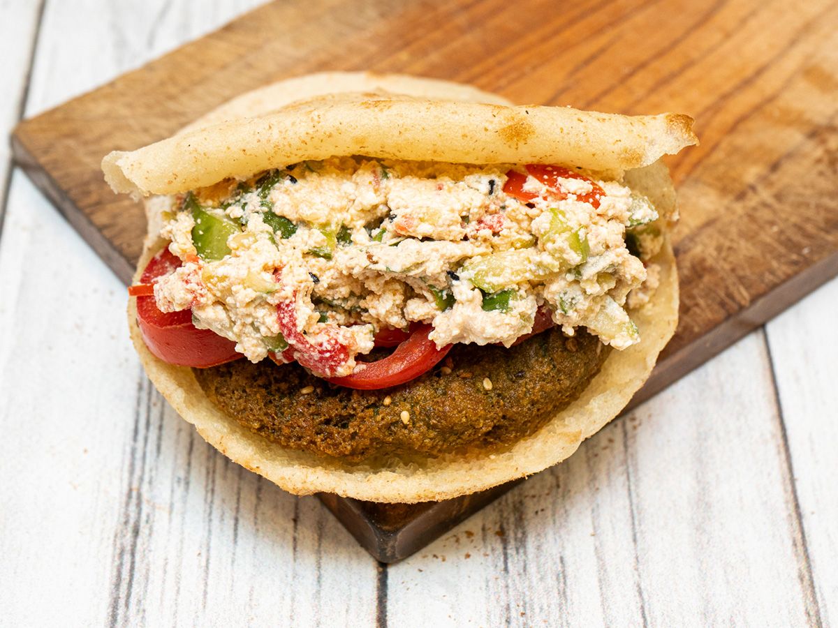 Falafel with Quraish cheese