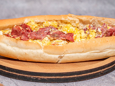 Pastrami eggs