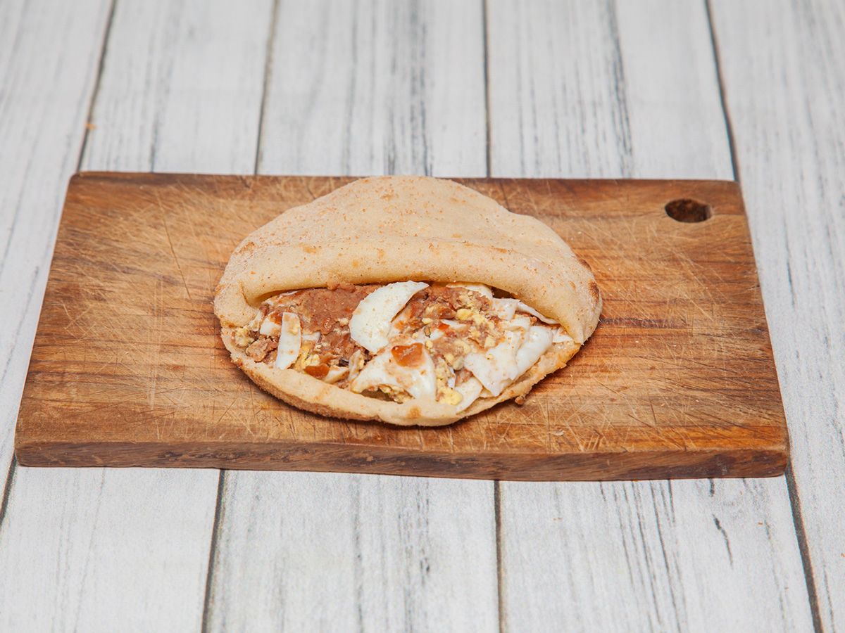 falafel boiled eggs Shami or Baladii Sandwich