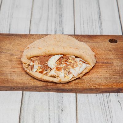 falafel boiled eggs Shami or Baladii Sandwich