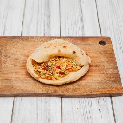 Shakshouka Shami or Baladii Sandwich