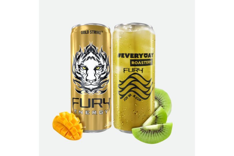 Everyday Roastery Fury Energy Kiwi Mango Swirl - 500 Ml