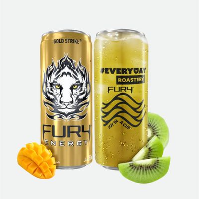 Everyday Roastery Fury Energy Kiwi Mango Swirl - 500 Ml