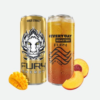 Everyday Roastery Fury Energy Peachy Mango - 500 Ml
