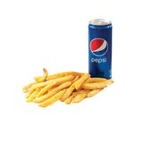 French Fries And Pepsi Can