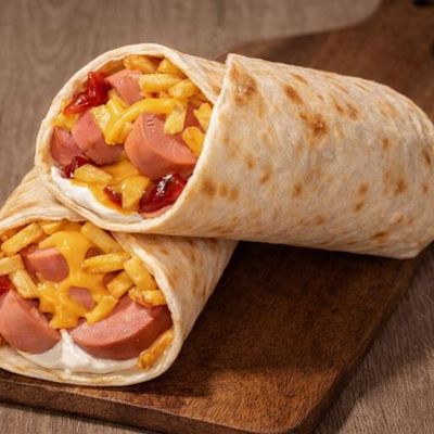 Crispy Hotdog Wrap