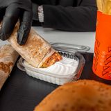 Saj chicken Shawerma Sandwich
