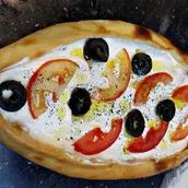 Labneh with vegetables