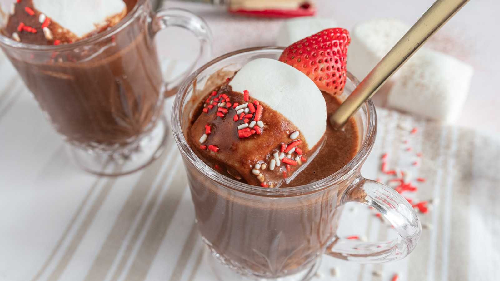 Strawberry Hot Chocolate