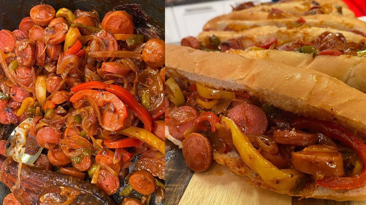 Hotdog spicy large and fries