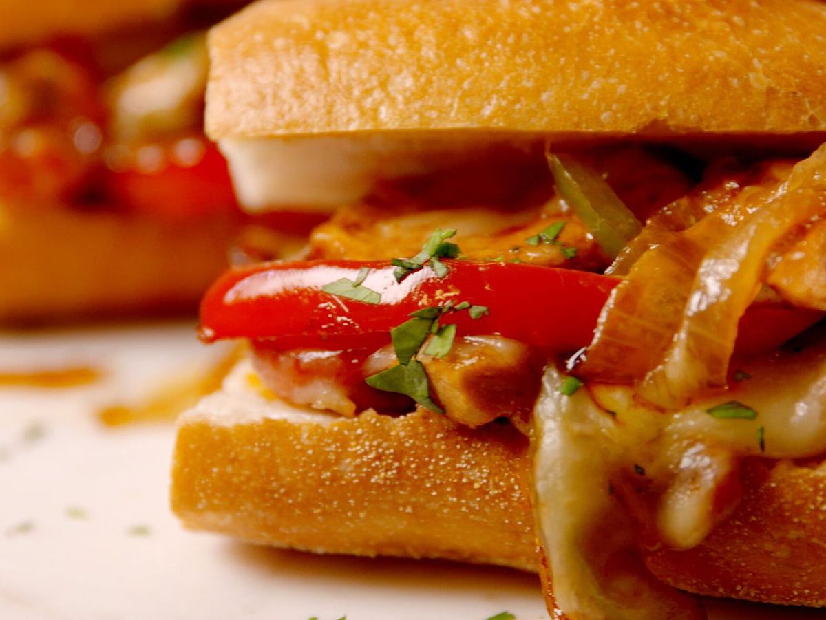 Fajita sandwich