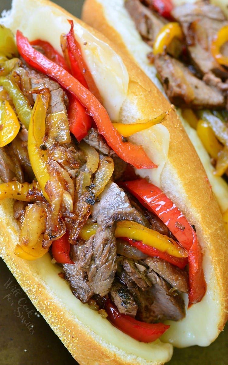 Beef Fajita Sandwich