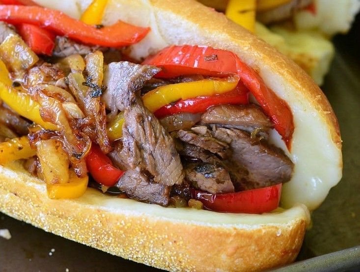 Grilled Beef Fajita Sandwich