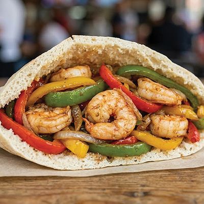 Shrimp Fajita Sandwich