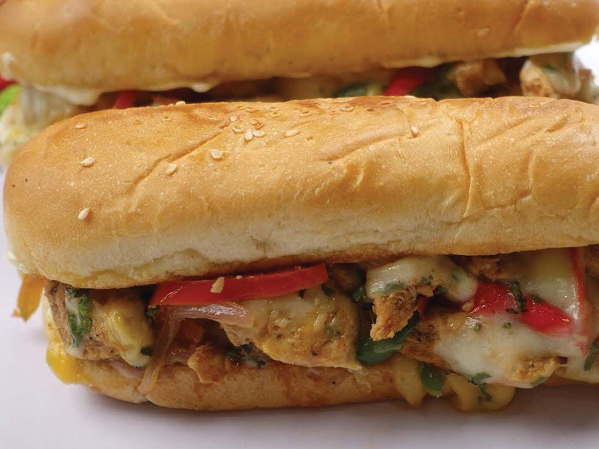 Fajita cheese sandwich