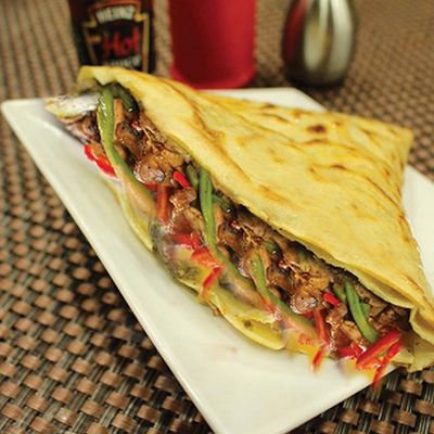 Fajita crepe