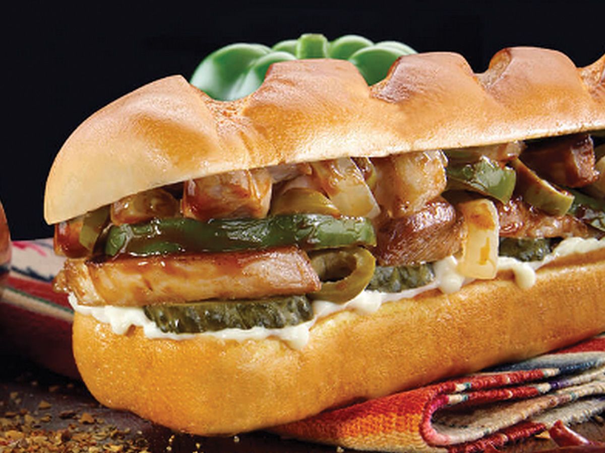 Mexican Chicken Fajita Sandwich