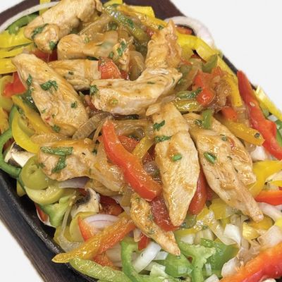 Chicken Fajita Shawarma Plate