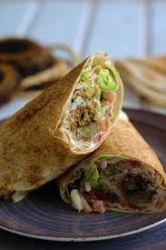 Stuffed Falafel Roll