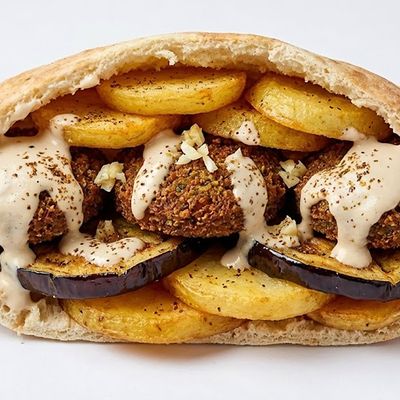 Tahabish Falafel Sandwich