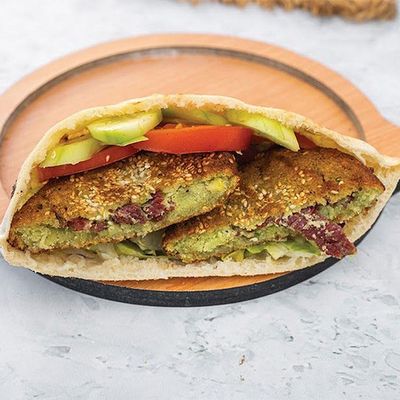 Falafel Basturma Sandwich