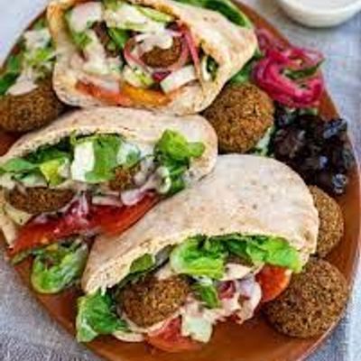 Falafel With Moussaka