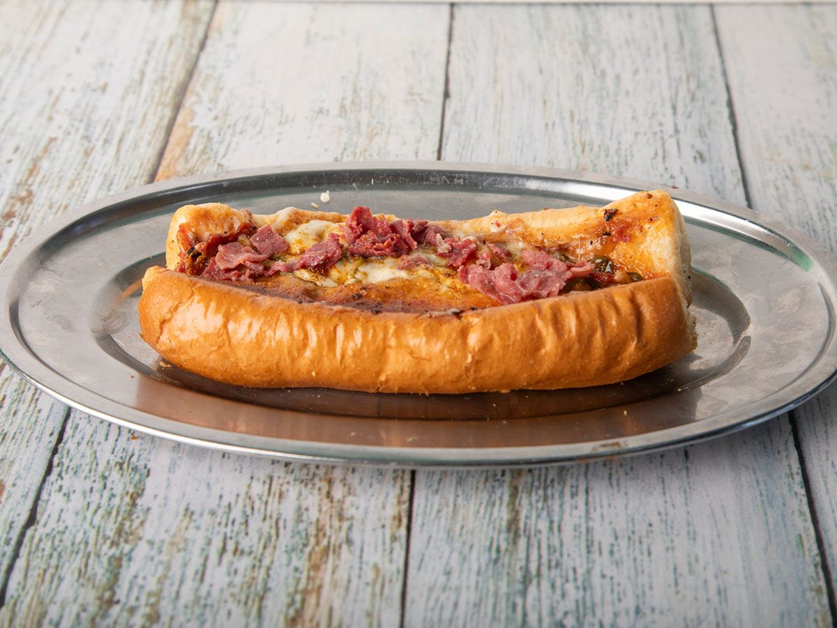 Pastrami Sandwich With Cheese